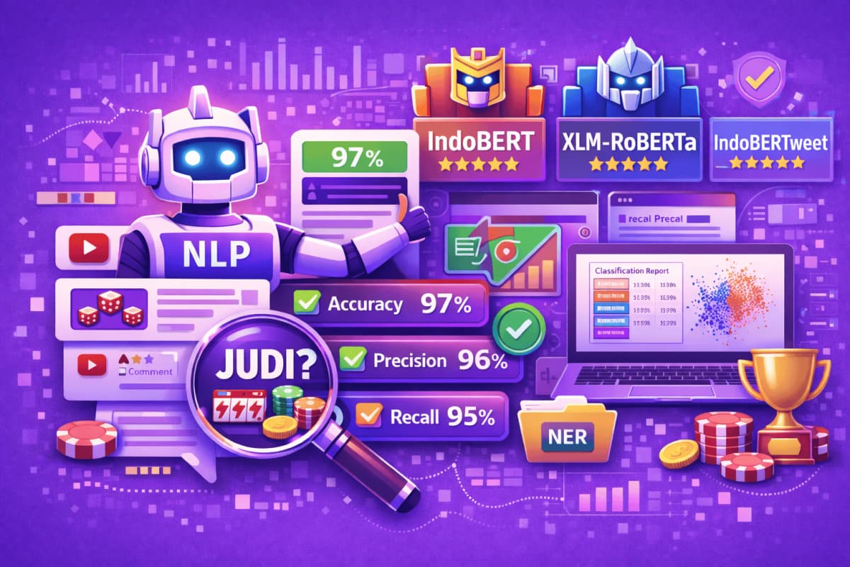 Analisis Performa Model Transformer untuk Menentukan Model Terbaik pada Tugas Klasifikasi Komentar Judi Online di YouTube