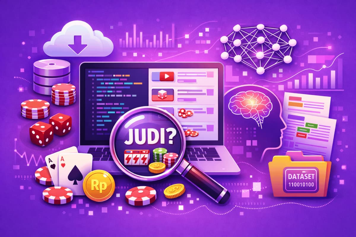 Berbagi Dataset Komentar YouTube Judi Online untuk Klasifikasi dan Named Entity Recognition (NER)