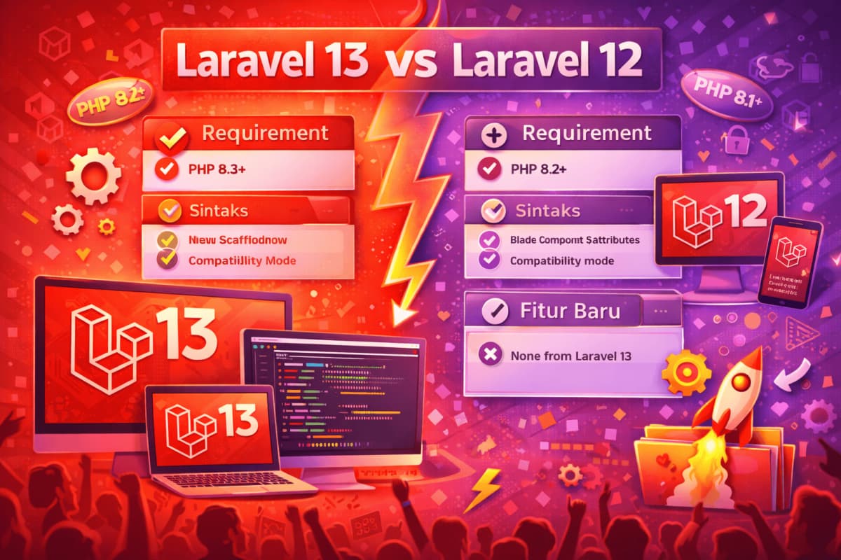 Lanjutan: Laravel 13 vs Laravel 12